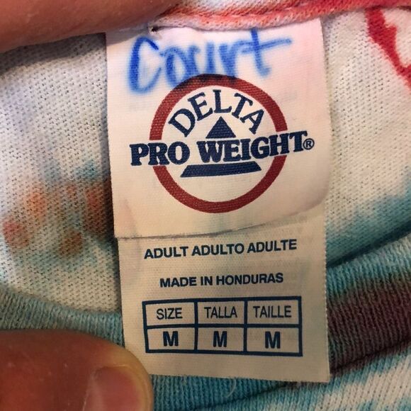 “AU Scholars” Vintage 1990’s Tie Die | One of a Kind | Medium - Picture 3 of 4